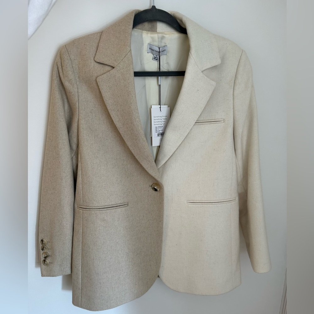 Something Navy Two Toned Blazer